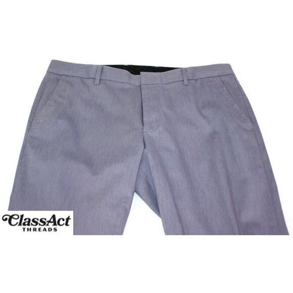 Bonobos Monday Pants Men Blue Flat Front Chino Slim Stretch Tag Sz 36X34 (36X32) - Picture 7 of 9